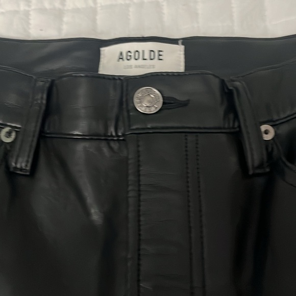 Women’s Agolde leather pants - Picture 6 of 6